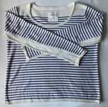 Damski sweter bawełniany w paski, H&M L.O.G.G., rozm. L