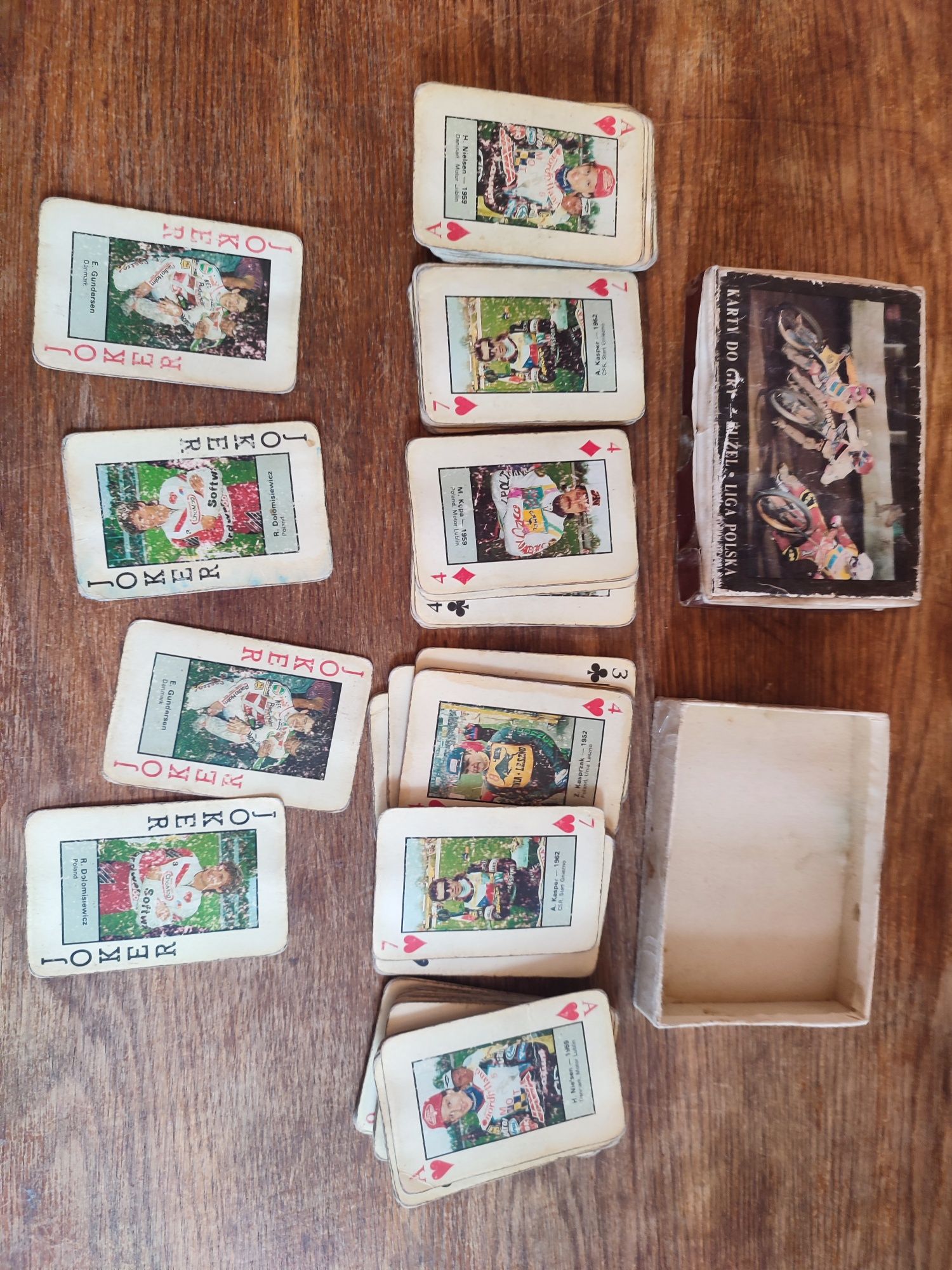 Karty do gry Żóżel liga polska retro speedway