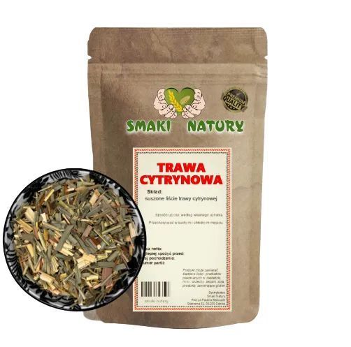 TRAWA Cytrynowa PREMIUM 50g suszone liście  SmakiNatury