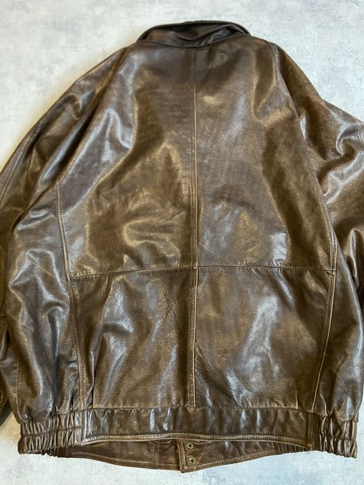 Prawdziwa skóra ciężka pilotka wojskowa
