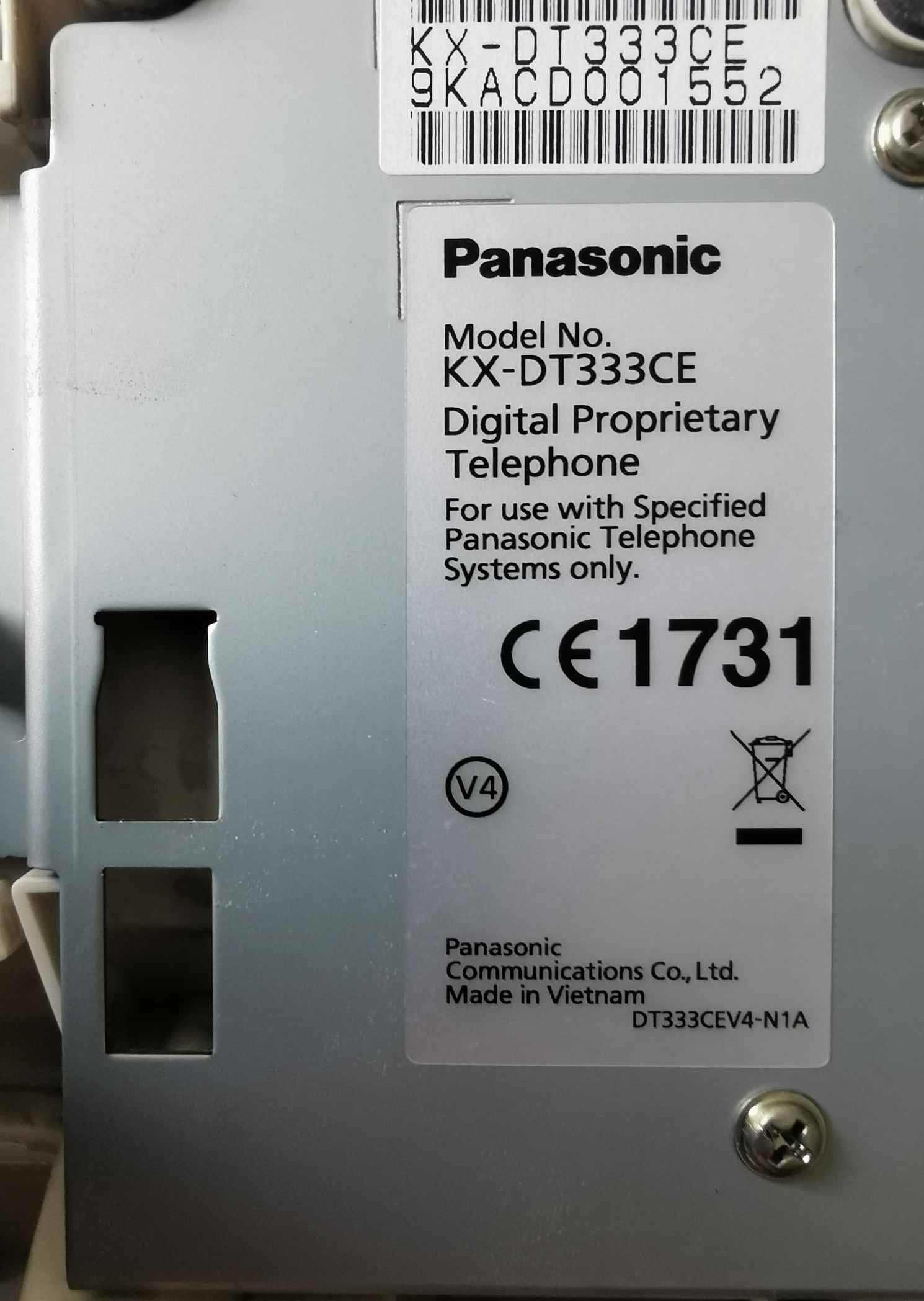 Centrala Panasonic KX-NCP500NE + telefon systemowy KX-DT333CE