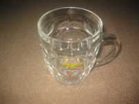 Caneca do Benfica em Vidro/Antiga!