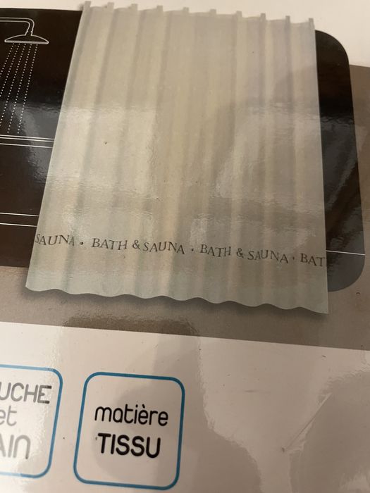 Zasłona prysznicowa tkaninowa 180x200cm,