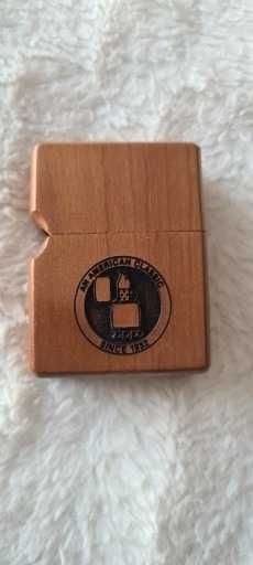 Zapalniczka Zippo SINCE 1932 Drewniana. 1993r. Nowa