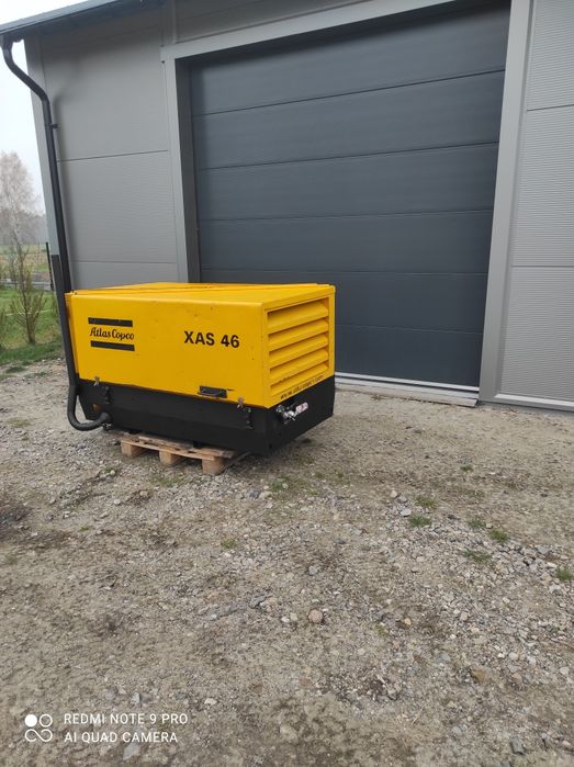 Sprężarka śrubowa Atlas Copco xas 46 spalinowa silnik Deutz 2011