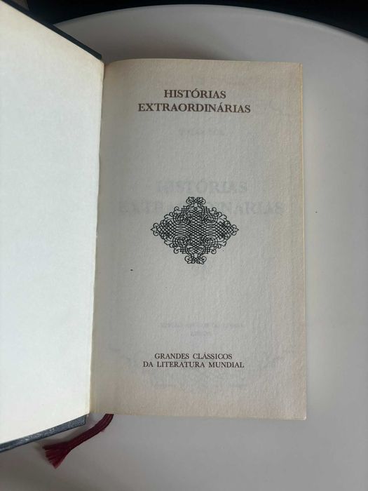 Livro Histórias Extraordinárias