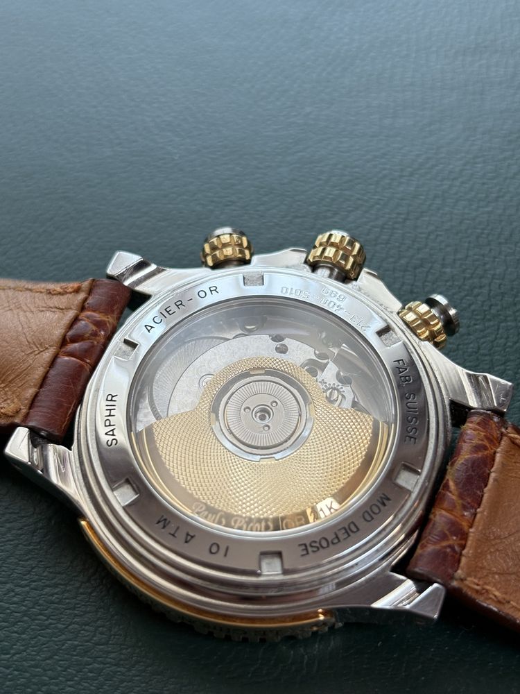 Zegarek Paul Picot Le Chronographe 18k 750 Chronograph Stan Idealny