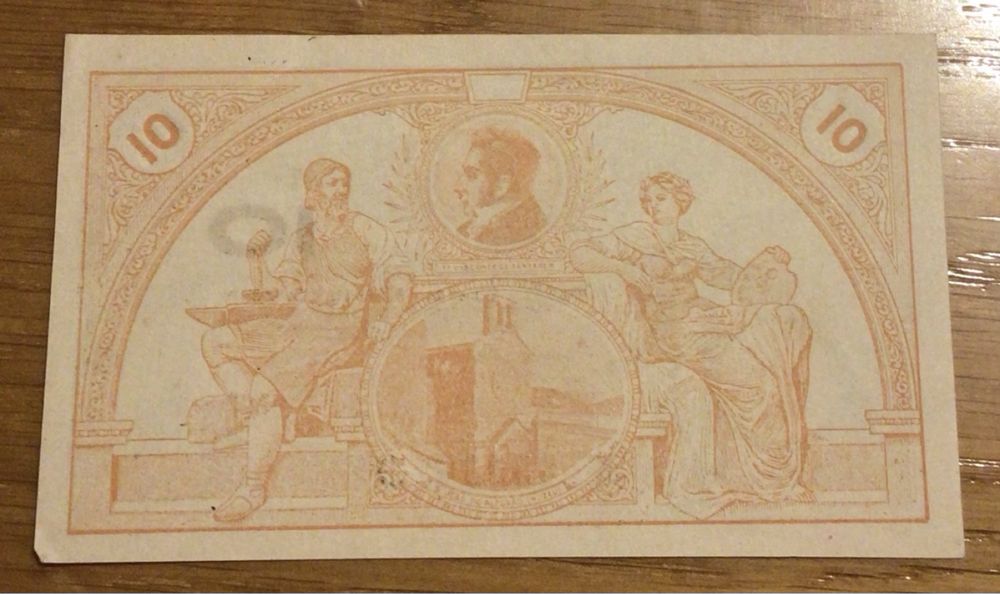 CÉDULA SANTARÉM  -  10 CENTAVOS