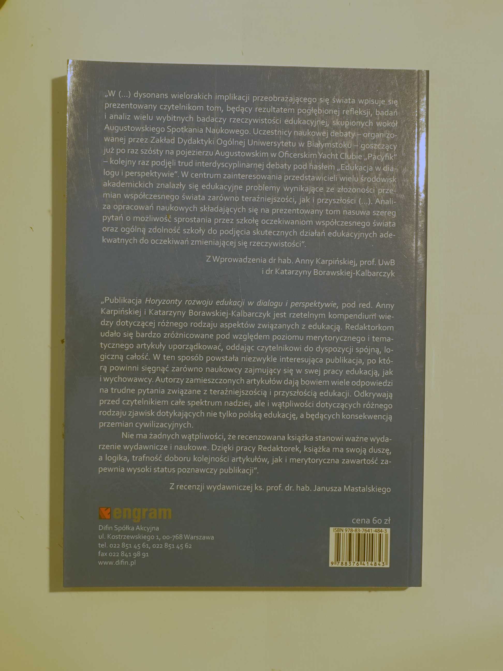 A. Karpińska, K. Borawska-Kalbarczyk "Horyzonty rozwoju edukacji"