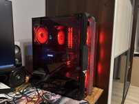Komputer w calym zestawie pc+monitor+pereferija