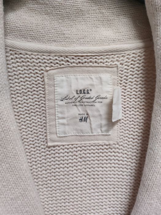 Sweter kardigan wełniany