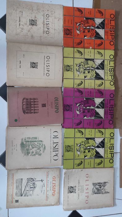 14 Revistas antigas Olisipo - Boletim do Grupo Amigos de Lisboa