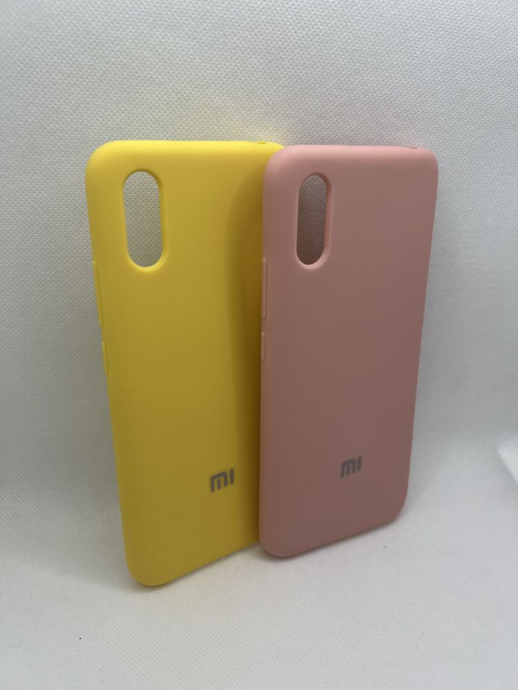 Брендовый силиконовый чехол 9а для xiaomi redmi 9a софт тач микрофибра