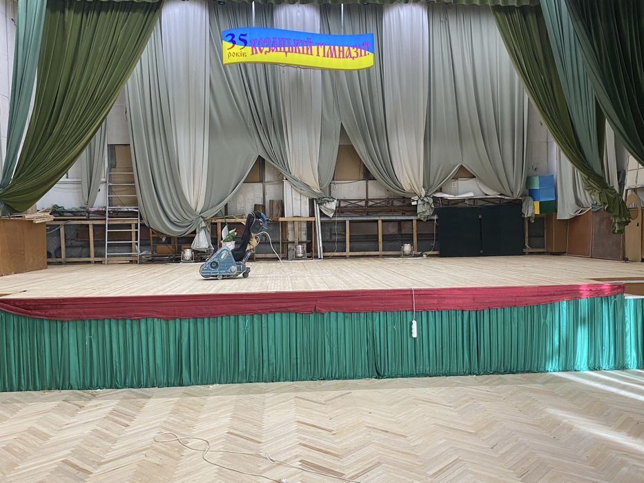 Шліфування паркету.Ремонт після затопу