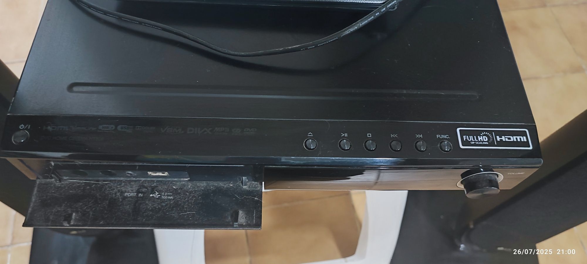 Leitor LG com colunas LG