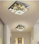 Lampa Sufitowa Kryształ Plafon LED 24W Kwadrat  APP410-C toolight