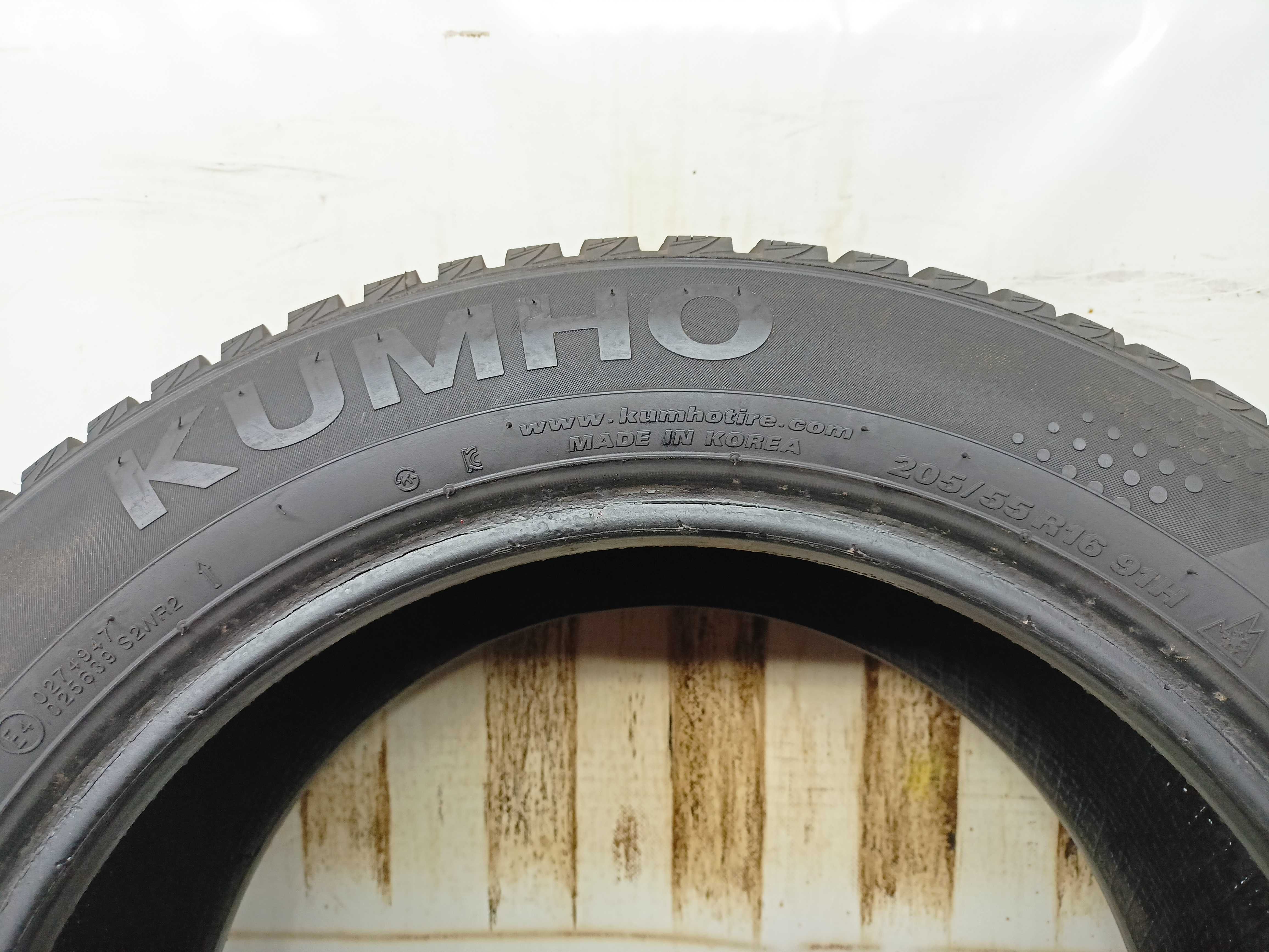 Kumho WinterCraft WP51 205/55/16 2020r. 91H 9,1mm Jak Nowa (3085)