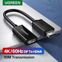 Переходник DisplayPort HDMI DP Ugreen 4k 60hz 2k 144hz 1080 240hz