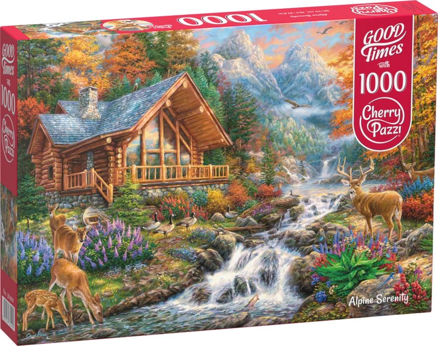 Puzzle 1000 elementów. Alpejski spokój 30400. CherryPazzi