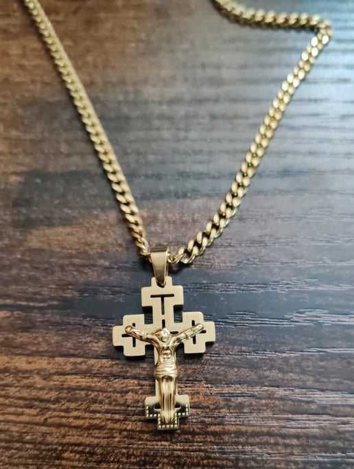 Colar 4Crosses - Fio e pingente - Cristo - a pensar no Natal?