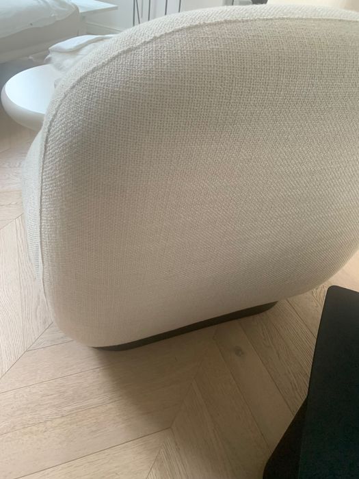 Fotel ecru kolekcja westwing