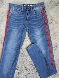 Spodnie jeansy skinny xs