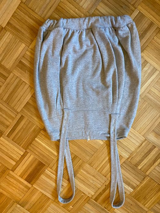 Spódnica dresowa na szelkach „bombka”, rozmiar L