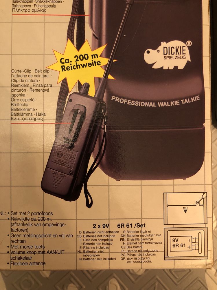 Walkie Talkie Junior Call da Dickie