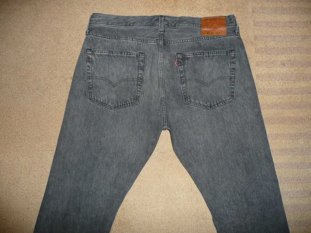 Spodnie dżinsy LEVIS 501 ST W36/L30=48/99cm PREMIUM