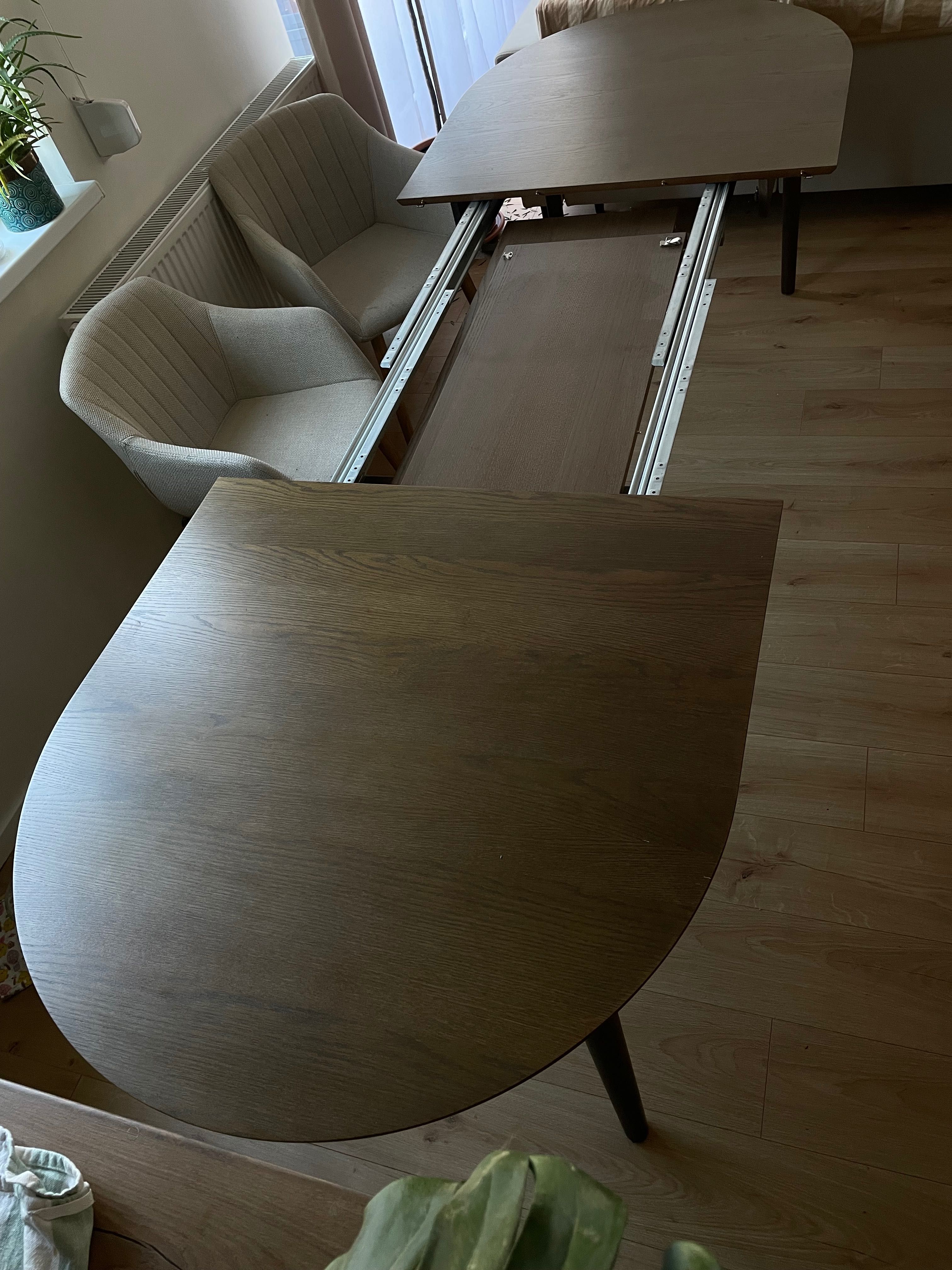 Stół do jadalni  MARSTRAND 100x200/280 ciemny dąb