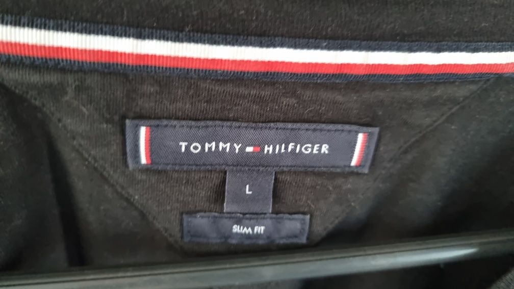 Bluzka na długi rękaw Tommy Hilfiger rozmiar l