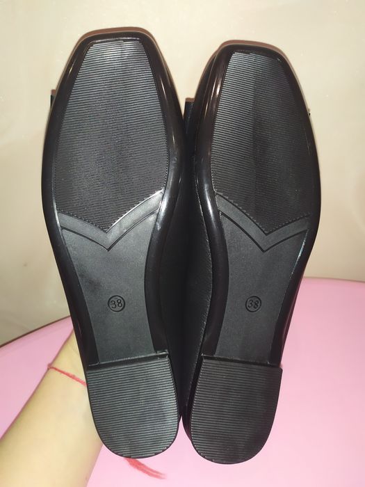 Балетки черные 38 р.