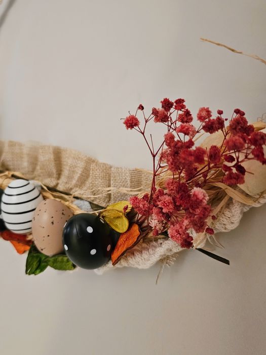 Makrama na kole Wielkanoc