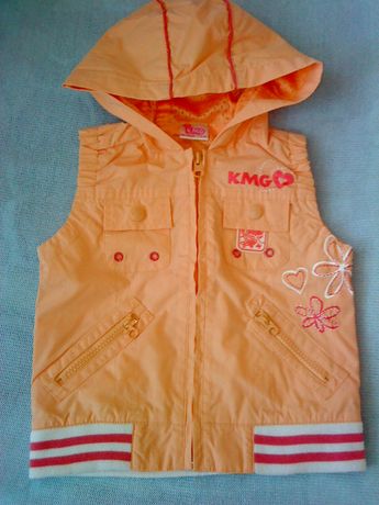 Літня курточка-безрукавка/жилетка для дівчинки, розмір 98/102