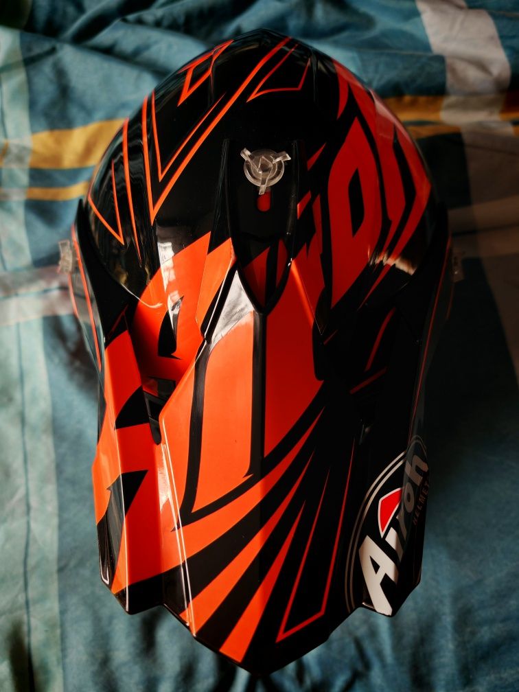 Kask Airoh M + gogle  cross enduro ktm bdb ls2