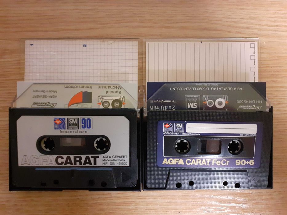 Аудиокассеты AGFA BASF SONY  FeCr Type III