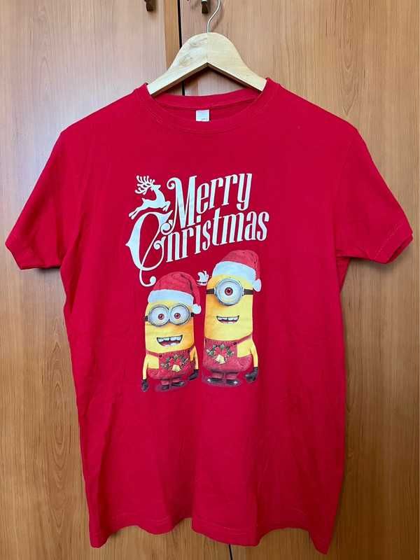 t-shirt Minionki | Merry Christmas | 100% cotton | roz. S | sol's