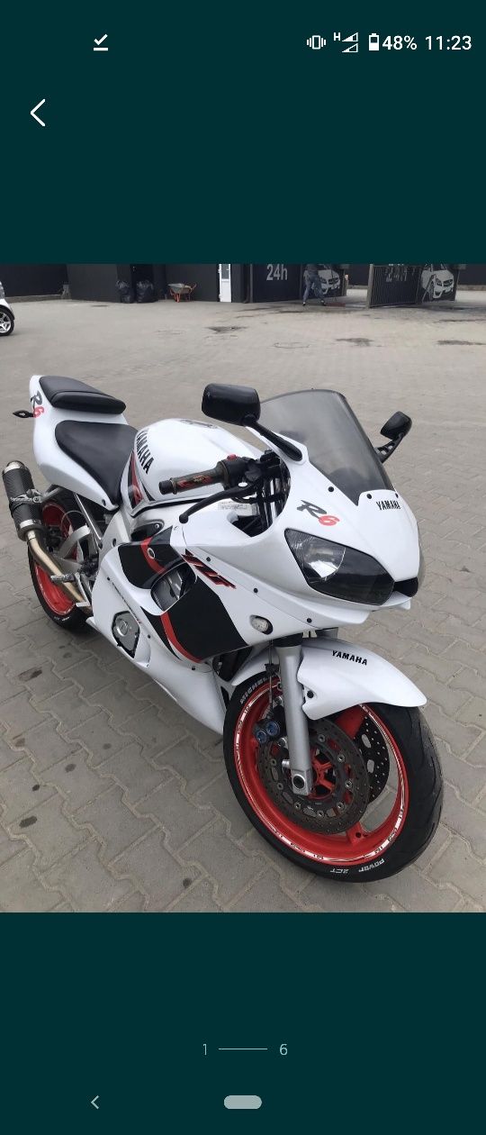 Розборка Yamaha yzf r6 1999-2002 вилка пера траверси