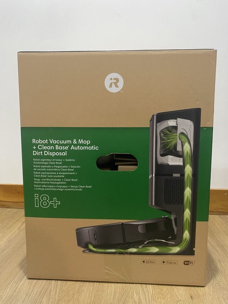 Roomba IRobot I8+ com mopa com full acessórios, 6 anos de garantia
