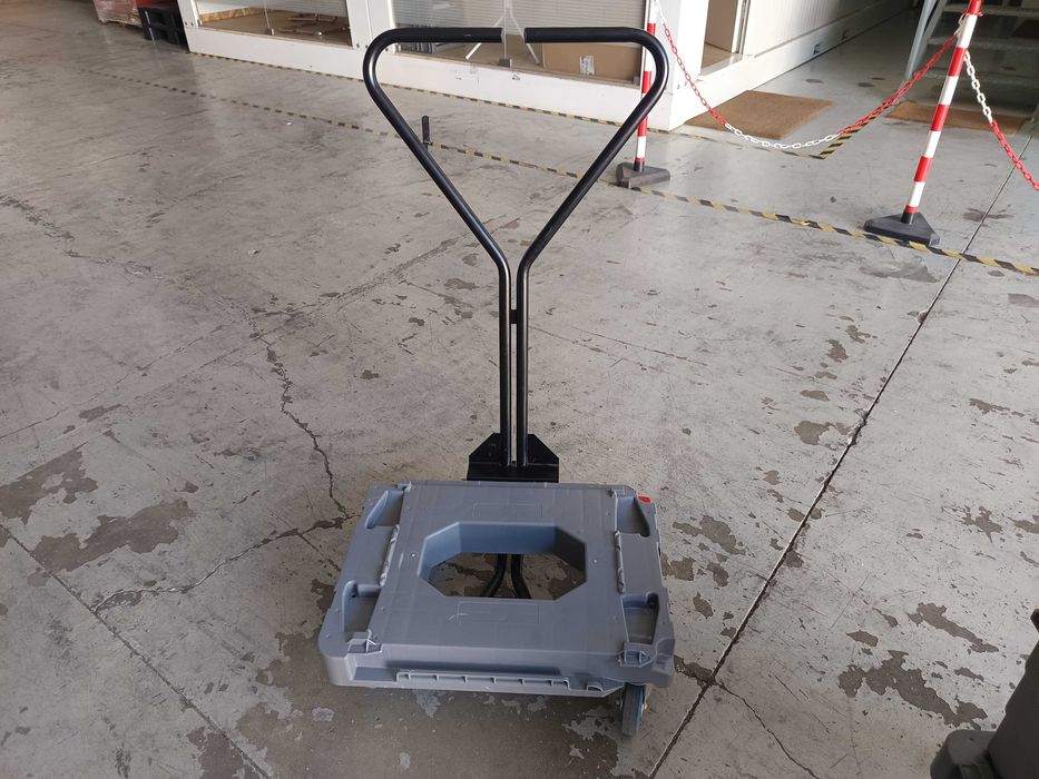 Caixas empilháveis e encaixáveis com barras de apoio 600x400x400mm