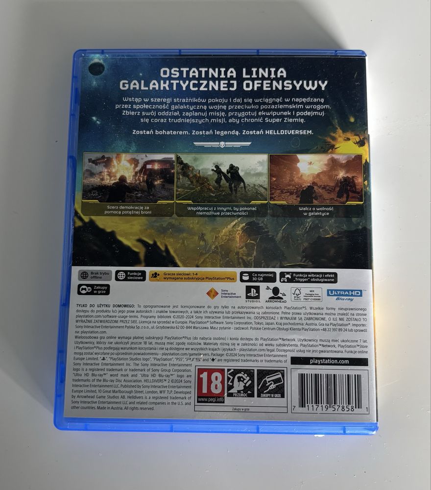 Helldivers 2 na PS5