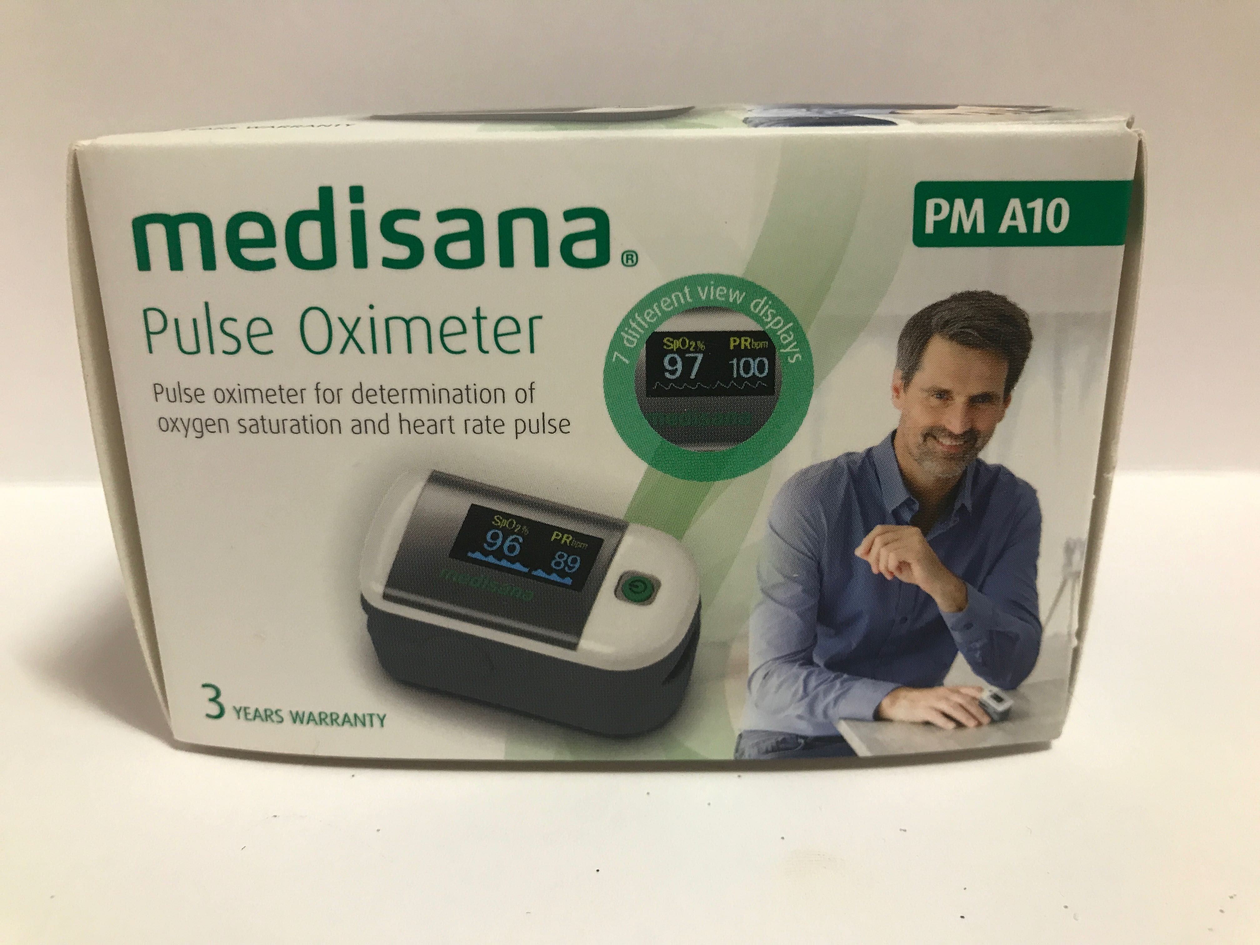 Pulsykometr Oximeter Saturacja Puls Medisana