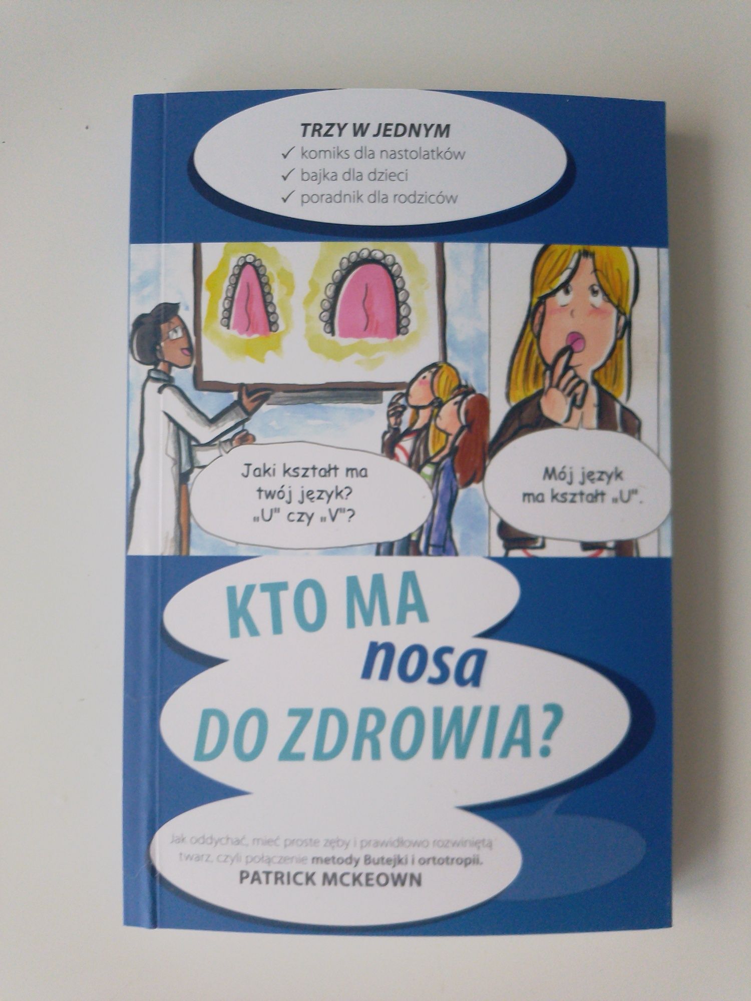 Książka "Kto ma nosa do zdrowia?" Patrick McKeown