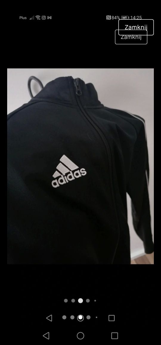 Czarna bluza adidas