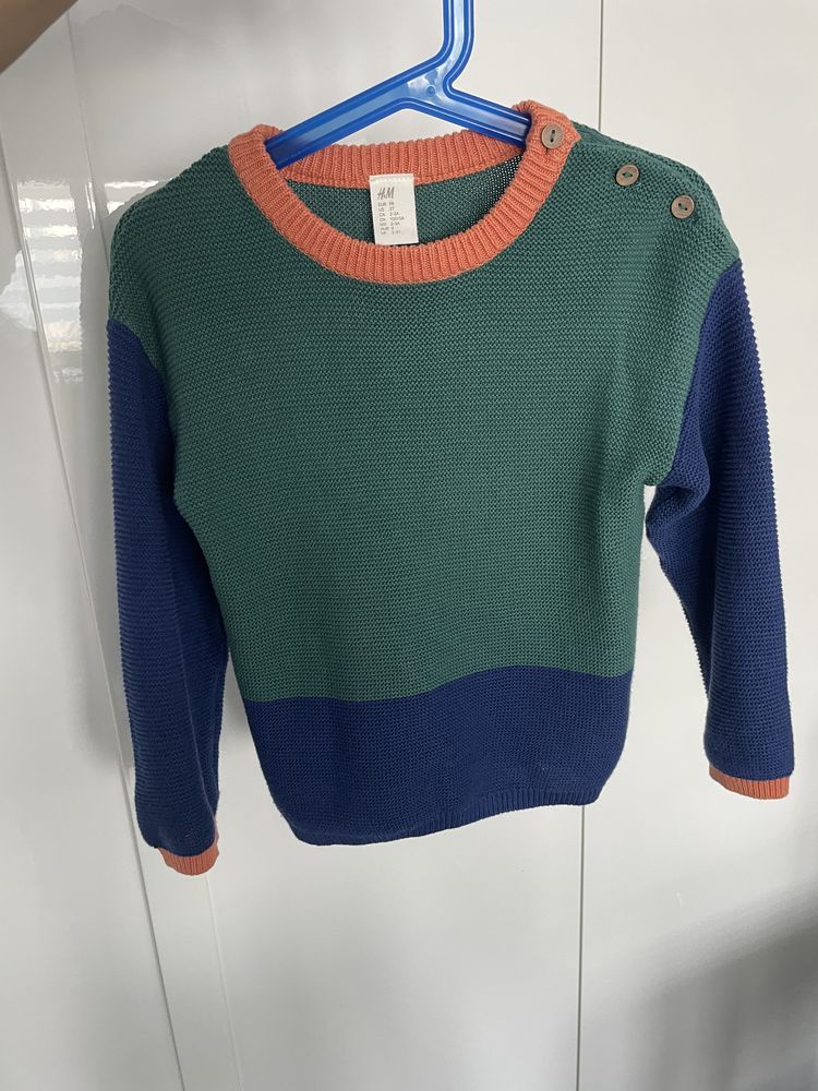 Sweter 98 sweterek h&m guziczki