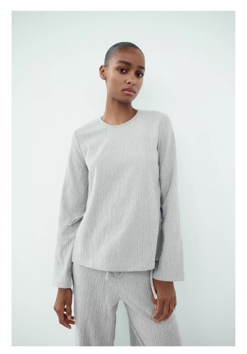 Кофта з розрізами на завʼязках Zara