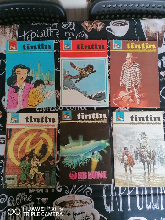 Revistas tin tin 9°ano (1976/77)
