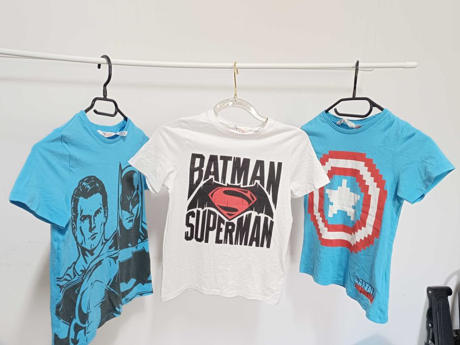 Zestaw 3 podkoszulek chłopięcych r. 122-128 H&M