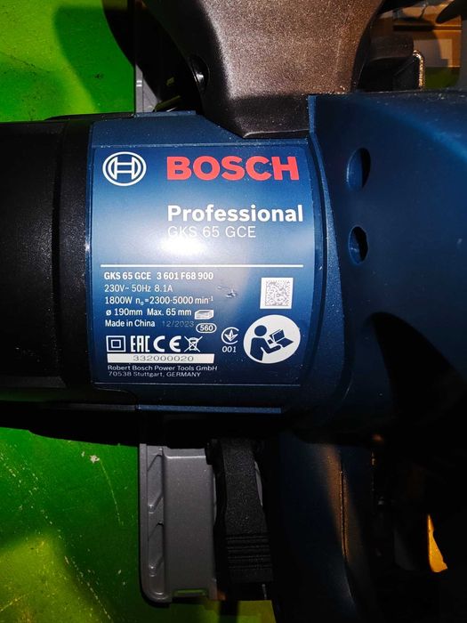 Piła tarczowa Bosch GKS 65 GCE