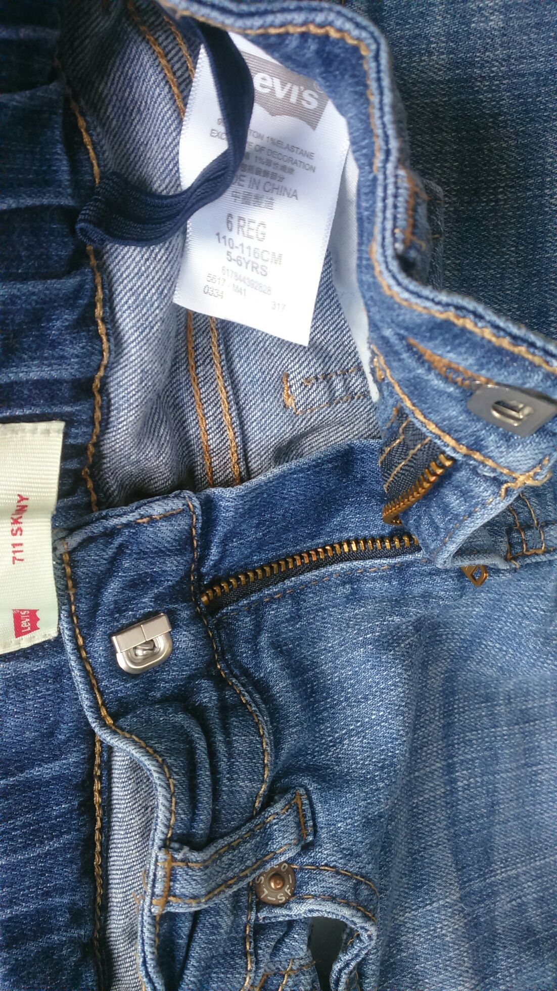 Spodnie Levi's 711 Skinny r. 110/116